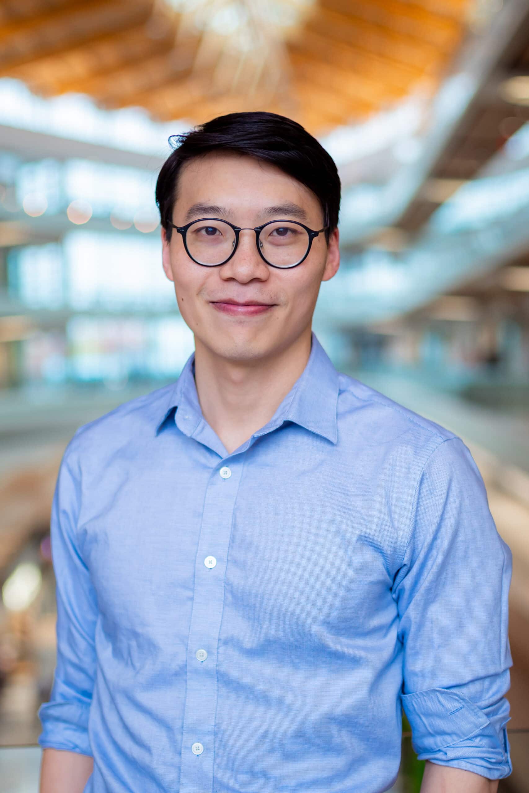 Headshot of man posing for camera