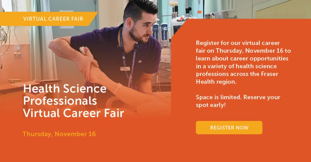 Graphic for virtual career fair