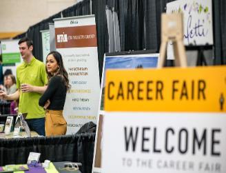 UFV career fair booths