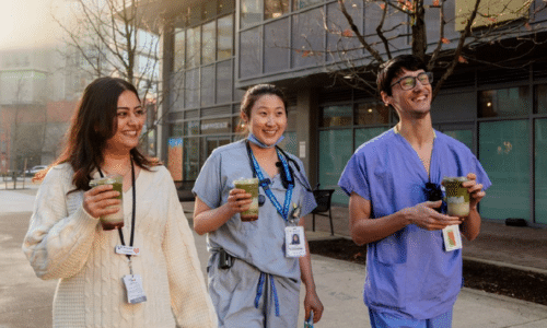 Staff at Royal Columbian Hospital.