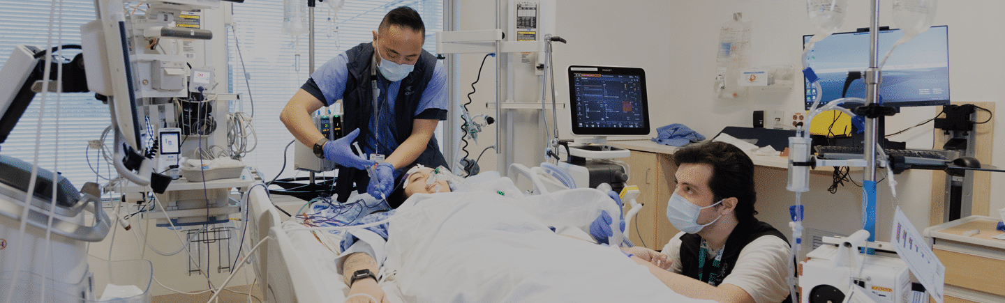 Two nurses working at Fraser Health.