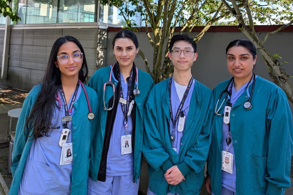 ESRT program participants at Fraser Health.