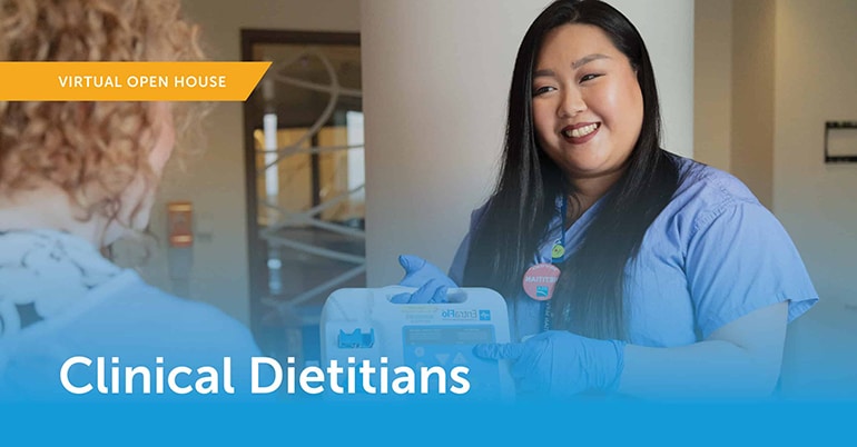 Fraser Health virtual open house for clinical dietitians.