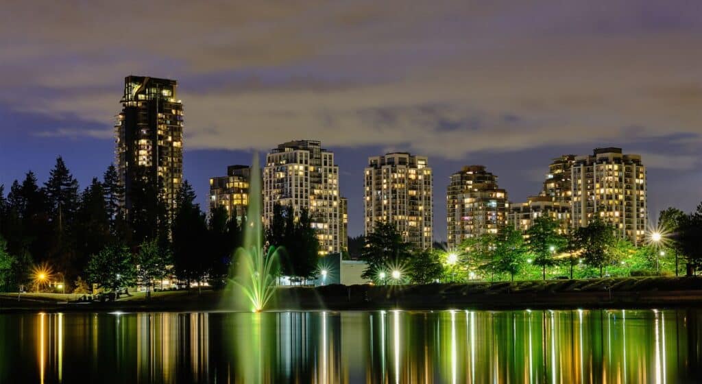 Apartments in the Tri-cities in the Lower Mainland of British Columbia.