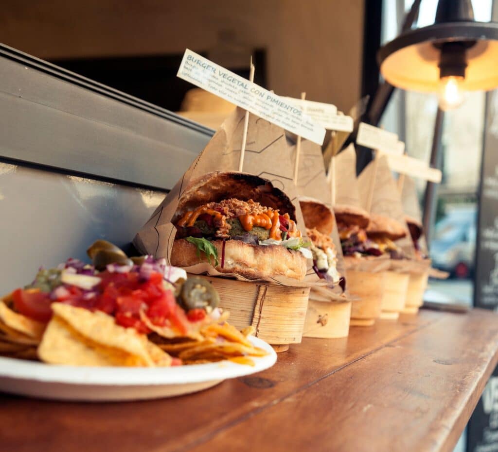 Food at restaurant in the Tri-cities area.