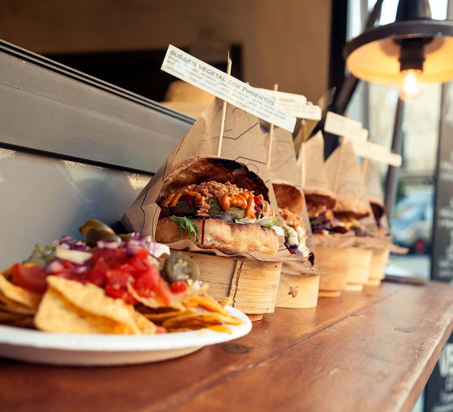 Food at restaurant in the Tri-cities area.