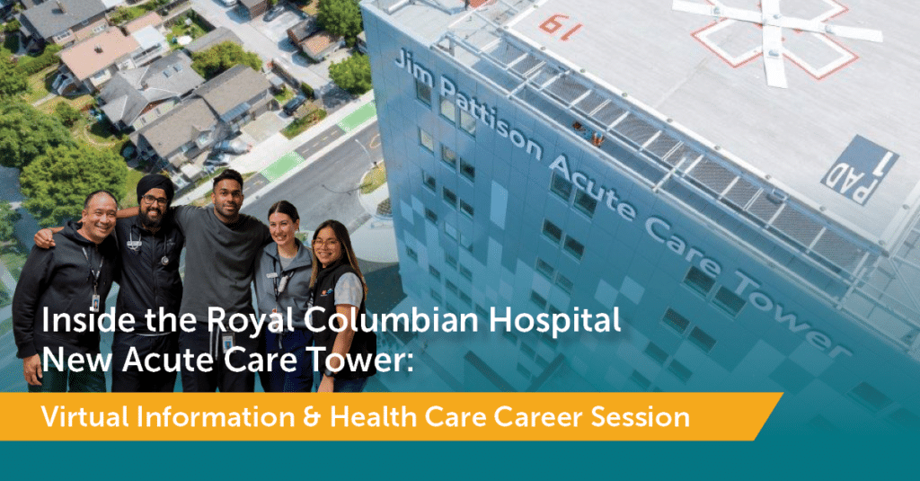 Royal Columbian Information session event to learn about new job opportunities.