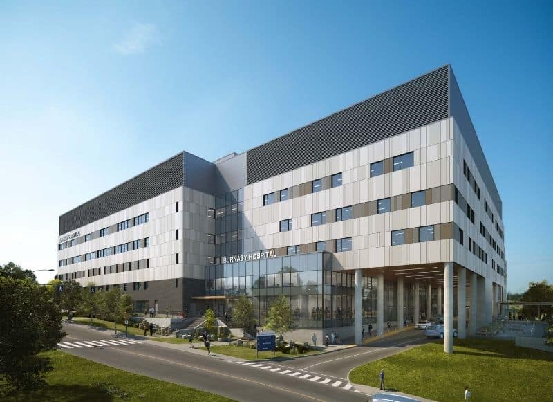 Burnaby Hospital rendering.