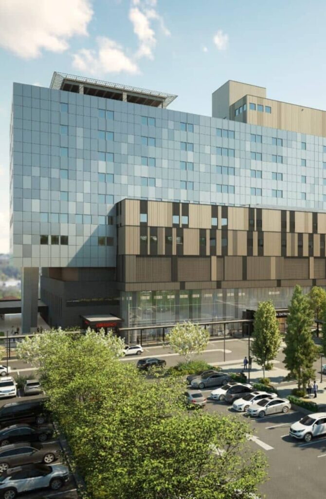 Royal Columbian Hospital rendering.